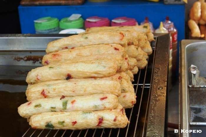 Корейская уличная еда-8 фото + 1 видео-