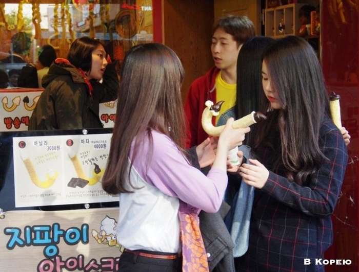 Корейская уличная еда-8 фото + 1 видео-